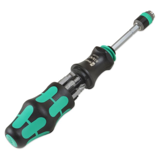 Wera Kraftform Kompact 20 7-In-1 Bitholding Screwdriver with Removable Bayonet Blade