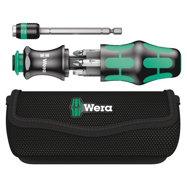 Wera Kraftform Kompact 20 7-In-1 Bitholding Screwdriver with Removable Bayonet Blade