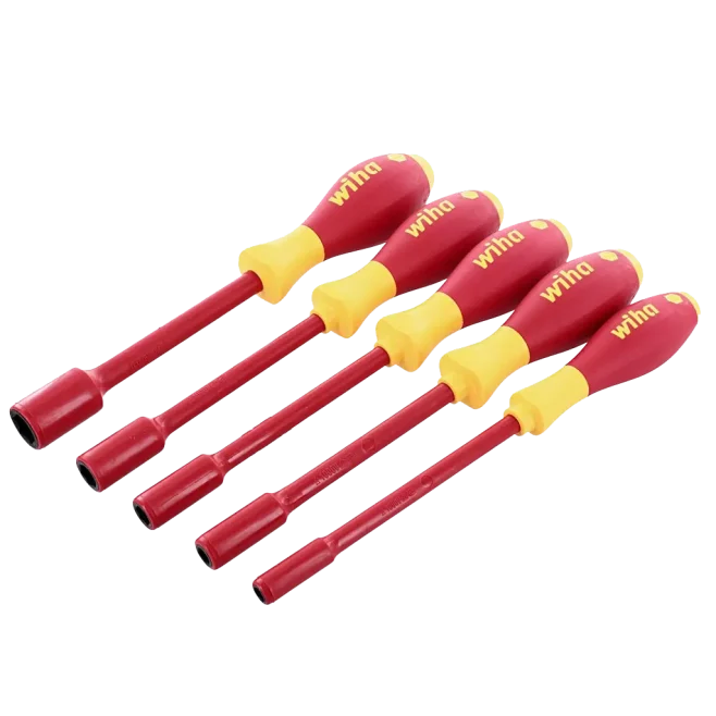 Wiha 5-Piece Insulated Inch Nutdriver Set