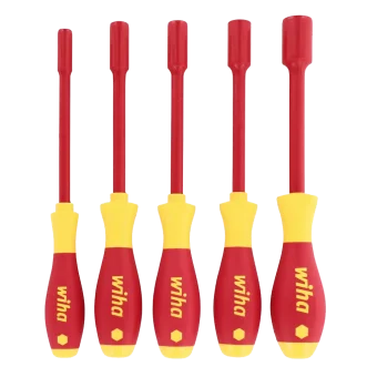 Wiha 5-Piece Insulated Inch Nutdriver Set