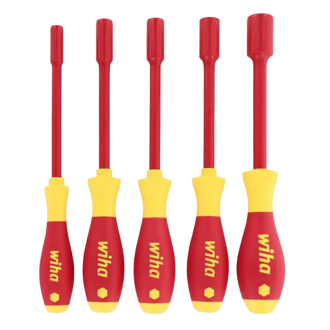 Wiha 5-Piece Insulated Inch Nutdriver Set