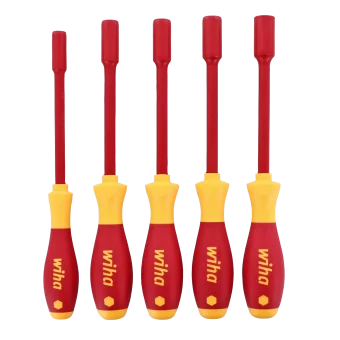 Wiha 5-Piece Insulated Metric Nutdriver Set