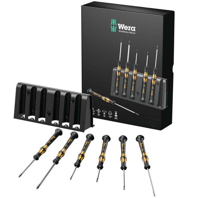 Wera 6-Piece ESD Precision Screwdriver Set