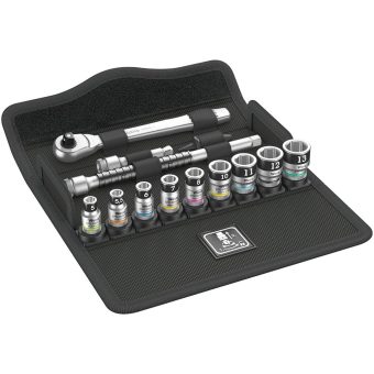 Wera 1/4" 13-Piece Metric Socket Set 5mm-13mm