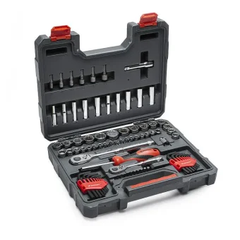 Crescent 84pc 1/4" & 3/8" Inch and Metric Socket Set