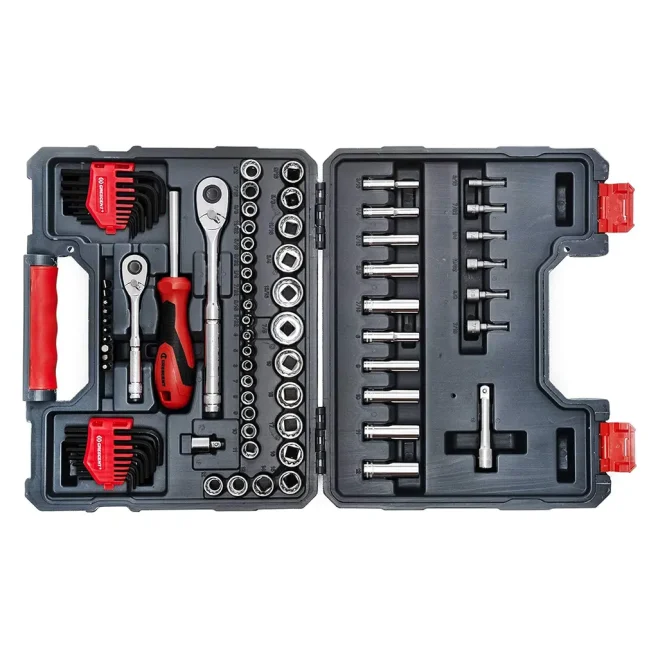 Crescent 84pc 1/4" & 3/8" Inch and Metric Socket Set