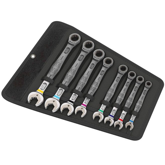 Wera 8-Piece Ratcheting Combo Wrench Set