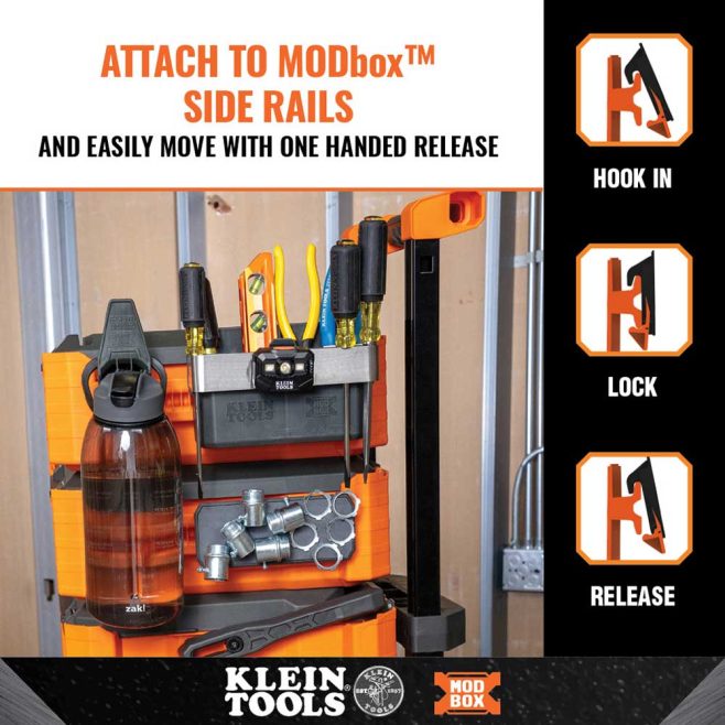 Klein MODbox Tool Carrier Rail Attachment