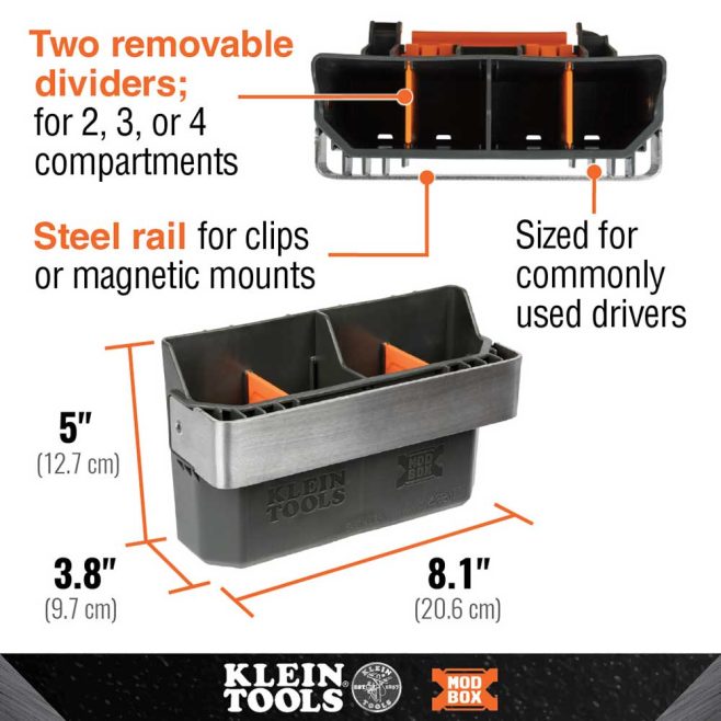 Klein MODbox Tool Carrier Rail Attachment