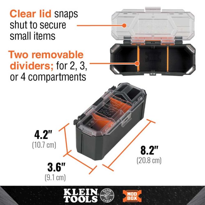 Klein MODbox Parts Bin Rail Attachment