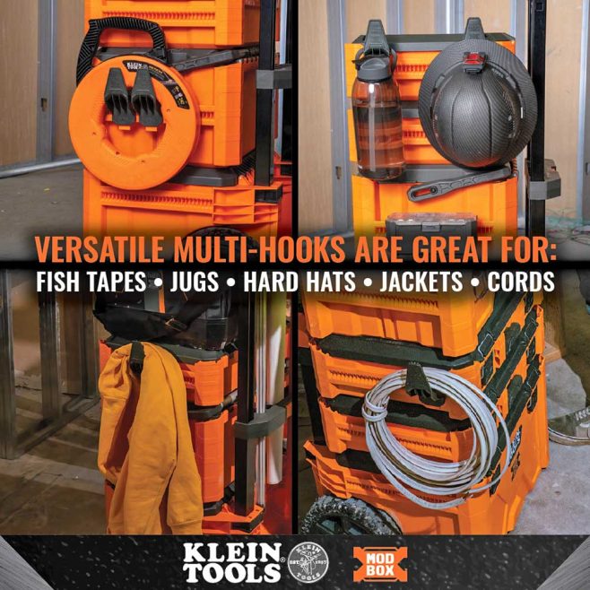 Klein MODbox Multi-Hook Rail Attachment 2-Pack