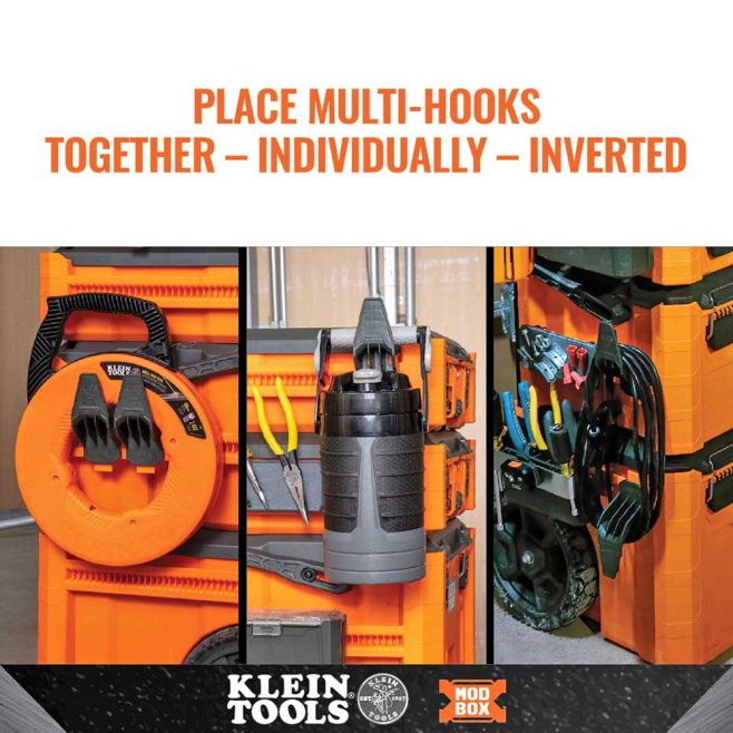 Klein MODbox Multi-Hook Rail Attachment 2-Pack