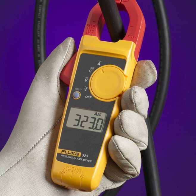 Fluke 323 True-RMS AC/DC Clamp Meter