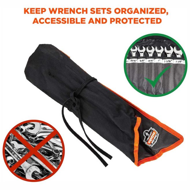 Ergodyne Arsenal 5873 14 Pocket Wrench Rool Tool Roll