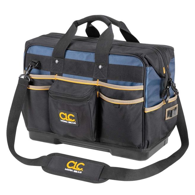 CLC 16" Molded Base Contractor's Closed-Top Tool Bag