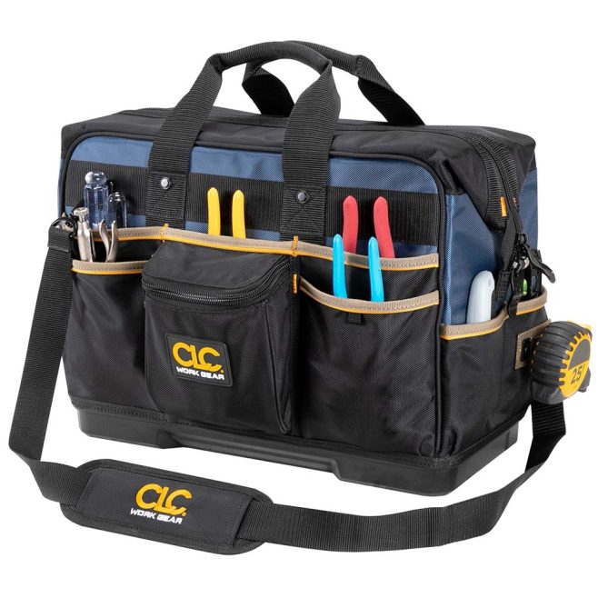 CLC 16" Molded Base Contractor's Closed-Top Tool Bag