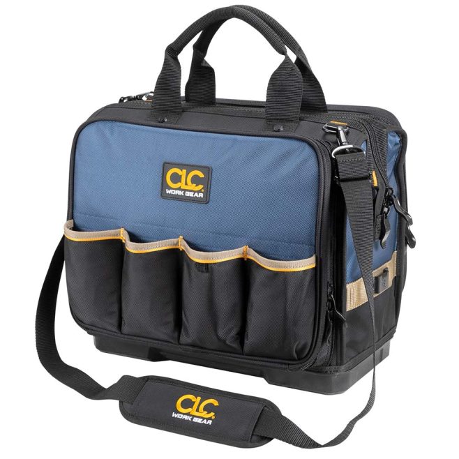 CLC 17" Molded Base Multi-Compartment Technician's Tool Bag