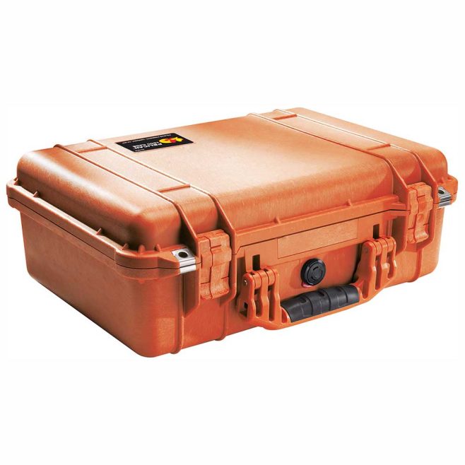 Pelican 1500 Orange EMS Case 18x14x7