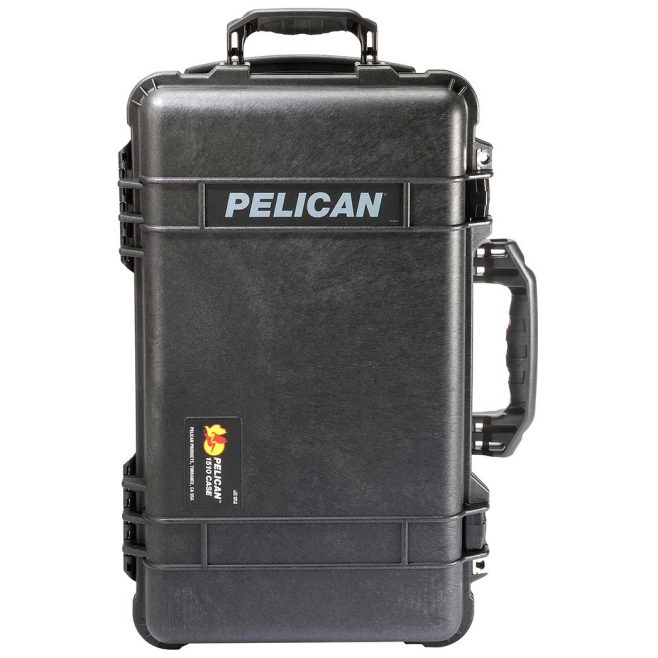 Pelican 1510 Wheeled Case 20x11x7 - Foam Filled