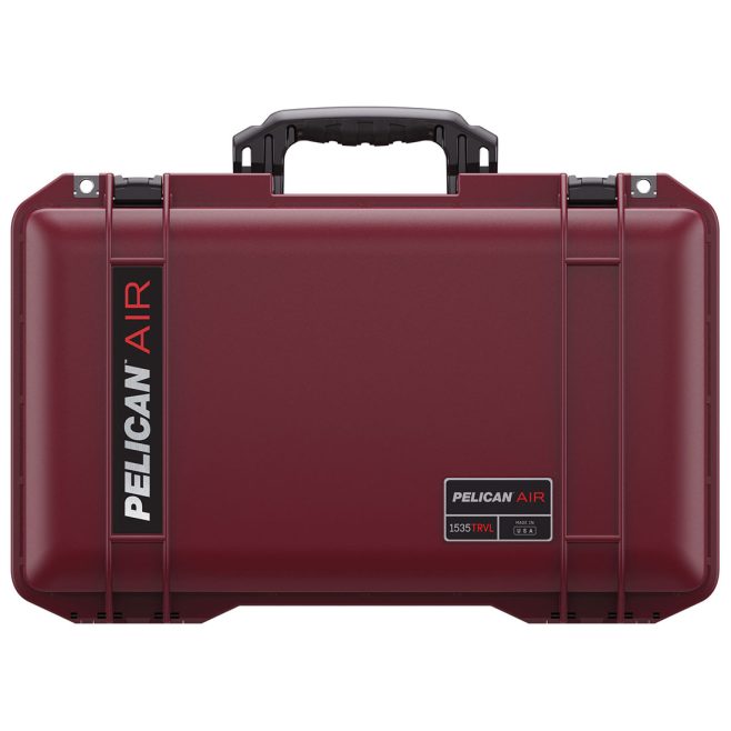 Pelican 1535 Air Travel 20x11x7 Wheeled Oxblood Carry-On Case