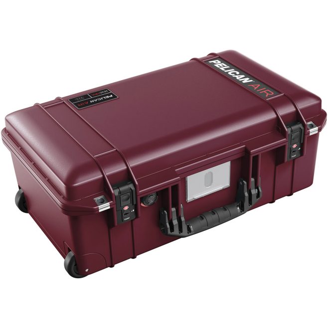 Pelican 1535 Air Travel 20x11x7 Wheeled Oxblood Carry-On Case