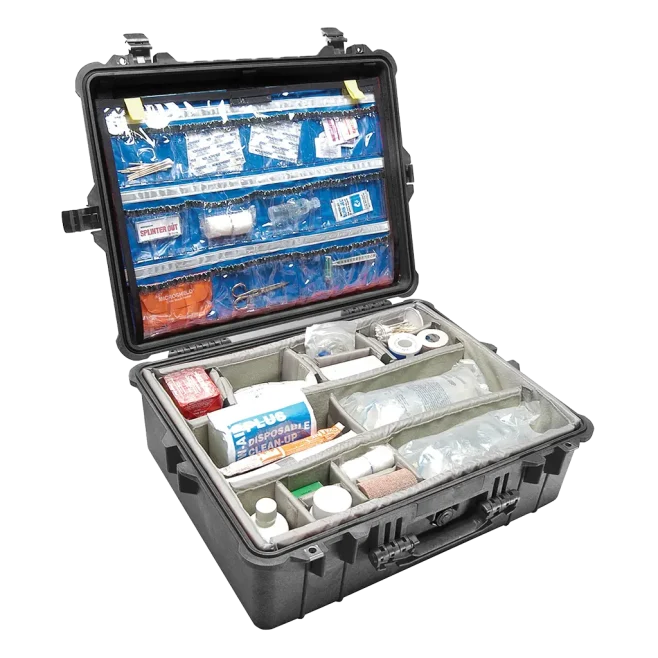 Pelican 1600 Black EMS Case 22x17x8