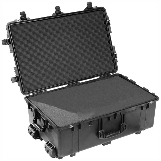 Pelican 1650 Wheeled Case 29x18x10 - Foam Filled