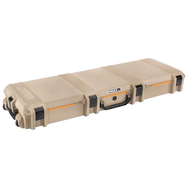 Pelican Vault Tan V800 Wheeled Case 53x16x6 - Foam Filled