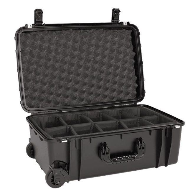 Seahorse SE920 Wheeled Case 22x13x8 - Padded Dividers