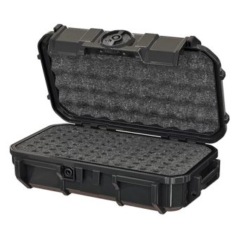 Seahorse Bullet Holder Black Micro Case 8x4x2 - Foam Filled