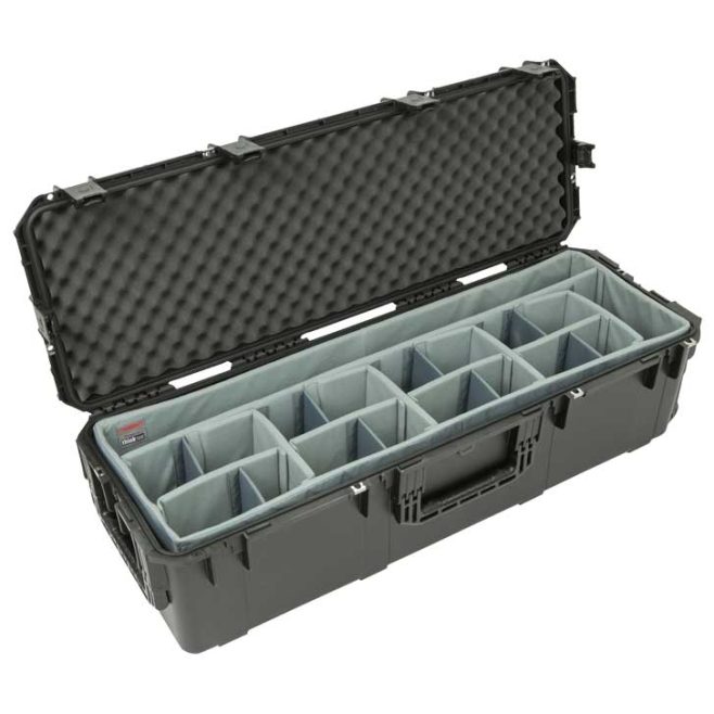 SKB iSeries 4213-12 Wheeled Case 42x13x12 - Think Tank Padded Divider