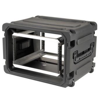 SKB 6U 20-inch Deep rSeries Wheeled Shockmount Case