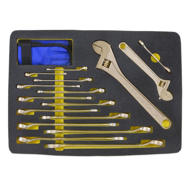 Non-Magnetic Non-Sparking MRI Tool Kit (Metric Only Version)