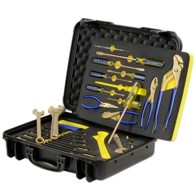 Non-Magnetic Non-Sparking MRI Tool Kit (Metric Only Version)