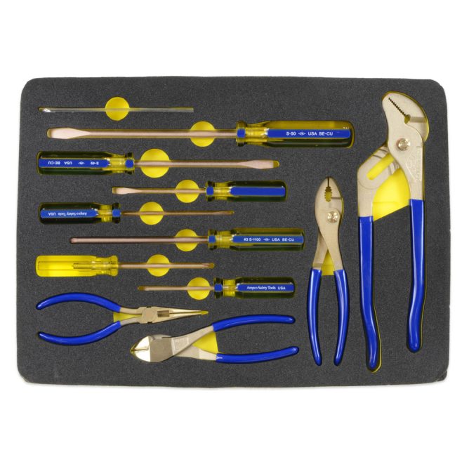 Non-Magnetic Non-Sparking MRI Tool Kit (Metric Only Version)