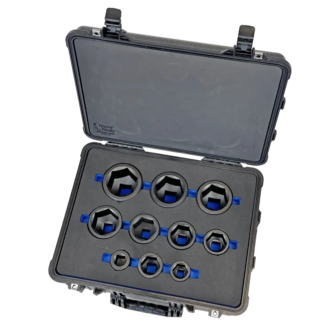 HD Industrial 10-piece Metric Impact Socket Set