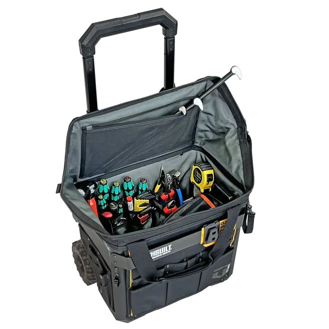 Essential Wind Tech Tool Kit in 18" RTX ToughBuilt XL Rolling Massive Mouth Tool Bag