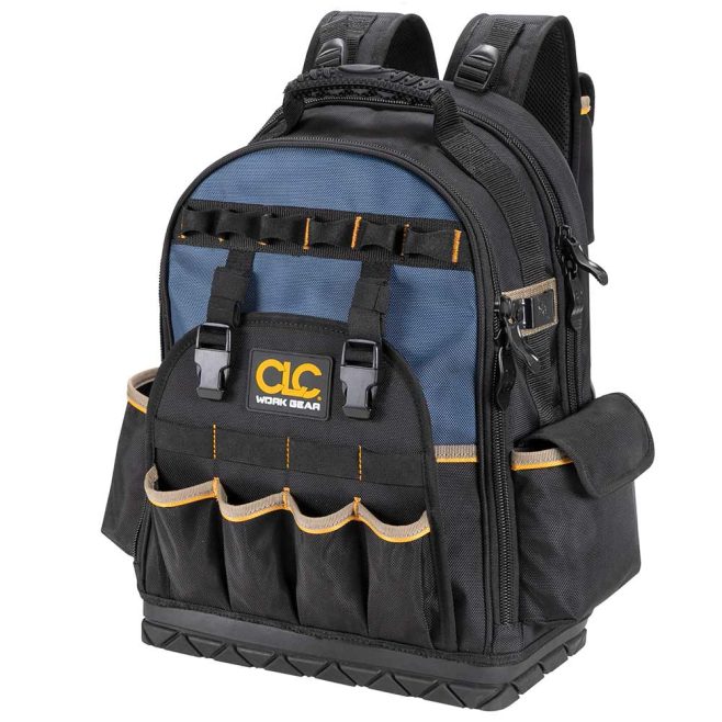 CLC Work Gear PB1133 Molded Base 38 Pocket Tool Backpack