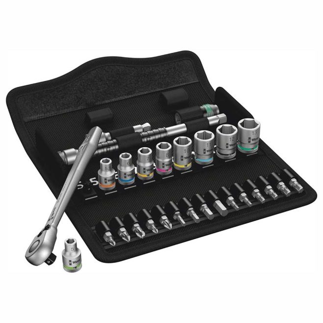 Wera 1/4" Metric 28-Piece Ratchet Set