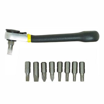 9-piece Precision Offset Ratcheting Screwdriver