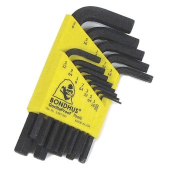 13-Piece Bondhus Inch Hex Key Set (Short Arm)