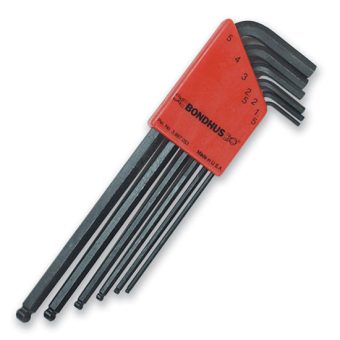 6-Piece Bondhus Metric Hex Key Set (Ball End)