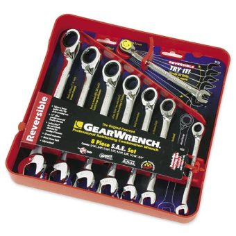 GearWrench Metric Ratcheting Wrench Set