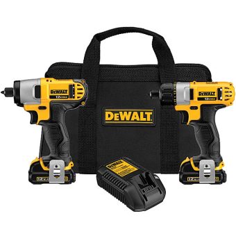 DeWalt 12 Volt Max Screwdriver & Impact Driver Combo Kit