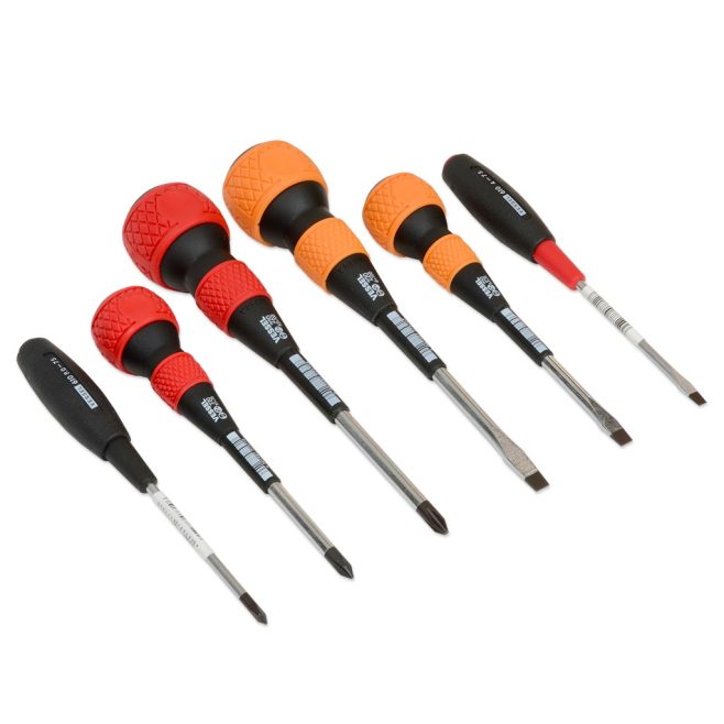 Vessel 6-Piece Ball Grip Screwdriver Set