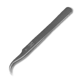 4 1/2" Curved Tip Tweezers