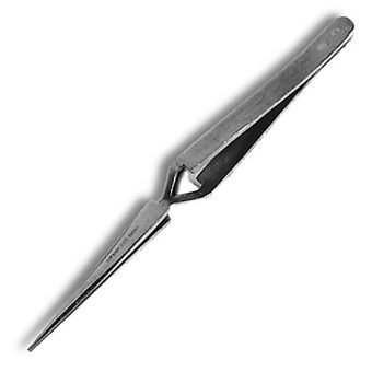 4 1/2" Medium/Fine Tip Tweezers