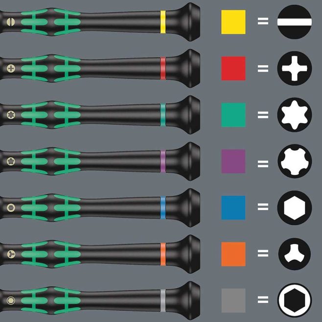 Wera Micro Electronics 12pc Screwdriver Set