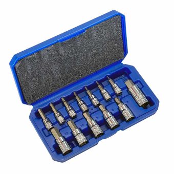 13pc Metric Hex Bit Sockets