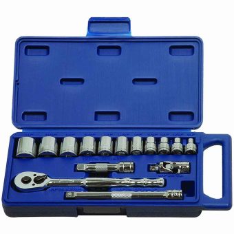 15-Piece 3/8" Drive Inch Socket Set